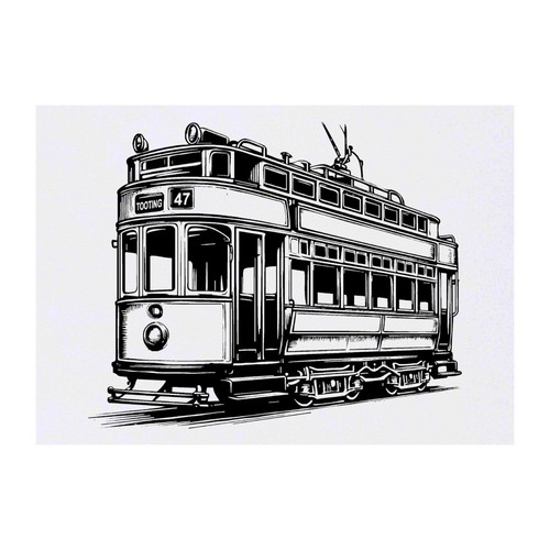 Vintage tram temporary - 'vintage,