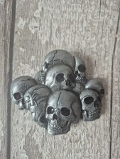 Skull Belt Buckle Black Gothic
