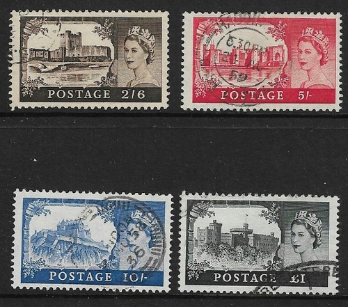 1958 sg536a 539a first - gb,