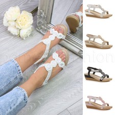 WOMENS LADIES LOW MID HEEL