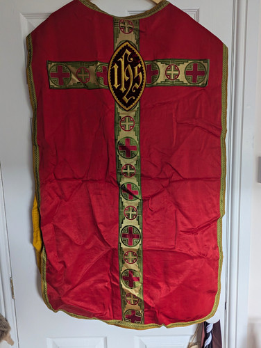 Antique red gold roman - red, &