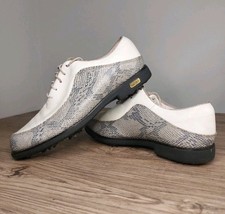 FootJoy Europa Collection Womens Size UK 6.5 White Leather Softspike Golf Shoes