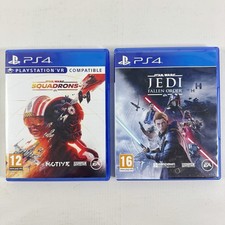 Star Wars Squadrons VR + Jedi Fallen Order PS4 PlayStation 4 Bundle 2x Games
