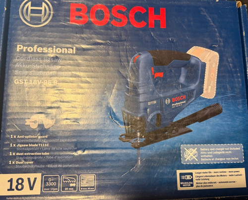 Bosch jigsaw gst 18v - bosch,