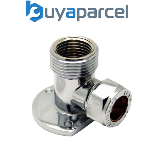 Chrome thermostatic wall elbow - thermostatic,