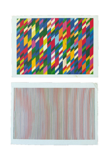 Bridget riley late - late, morning