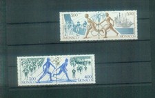 Complete Set of Stamps from Monaco, MI 1961-1962 from 1990, MNH