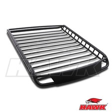 UNIVERSAL 1.4 METRE ROOF STORAGE BASKET STEEL CAR SUV HEAVY DUTY CARGO CARRIER