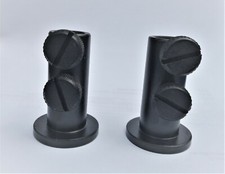 MOD BLACK CARP FISHING STAGE STANDS FOR BANK STICKS BITE ALARMS, BLACK INSERTS