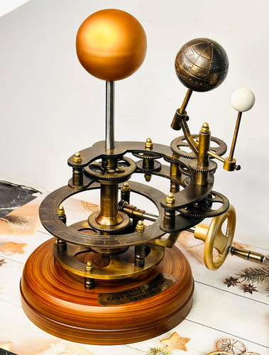 Orrery earth rotation - orrery, around