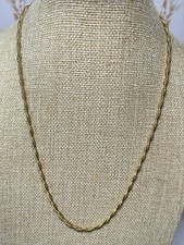 Rope chain necklace - rope, retro