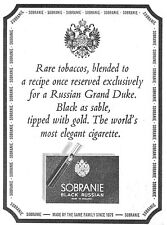 1965 Advert SOBRANIE 'Black
