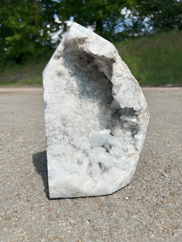 Large blue celestite - blue,
