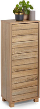Vonhaus Bathroom Storage Cabinet – Oak Wood Effect Bathroom Floor Cabinet with H