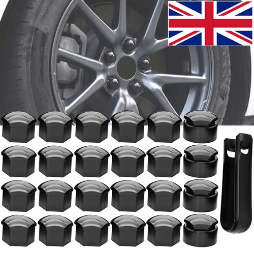 24pcs 17mm black wheel nut - 17mm,