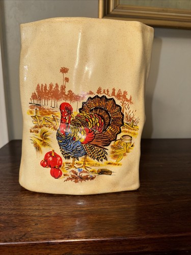 Vintage ceramic brown paper - vintage,