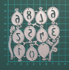 0 - 9 Numbers Balloon Metal