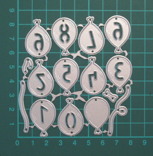 Numbers balloon metal - 0,