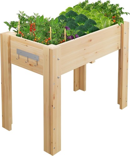 Wooden raised garden bed - wooden,