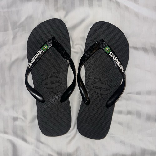 Havaianas black brazil flag - black,