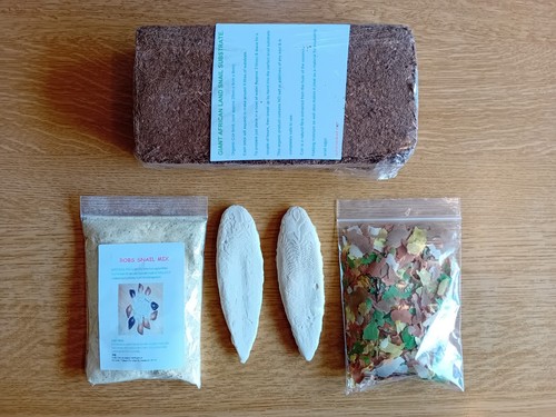 Snail substrate food mix - snail,