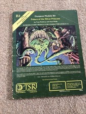 Dungeons And Dragons. B3 Palace Of The Silver Princess. Tom Moldvay. TSR. 1981