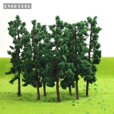 D11040 40pcs Model Trains Deep Green Model Trees O Scale 1:50 11cm