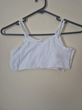 9-10 Years White Crop Top