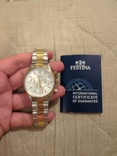 Lovely Gents Festina Chronograph 50m Water Resistant Watch