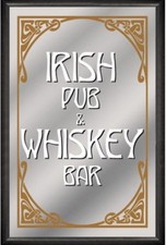 Irish Pub Whiskey Bar Mirror