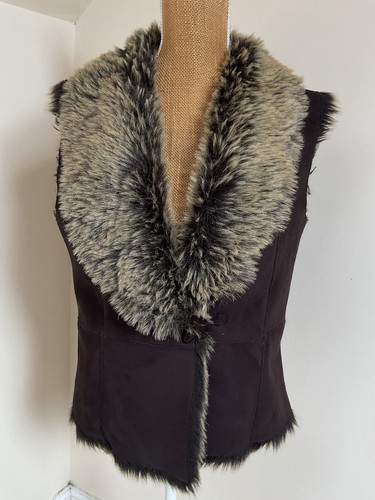 Faux fur gilet size 10 - gilet, s