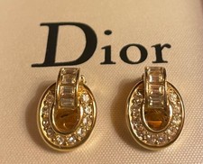 CHRISTIAN DIOR GOLD TONE AND