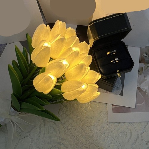 Led tulip flowers warm - tulip,