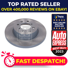 2x Brake Discs Pair Solid fits
