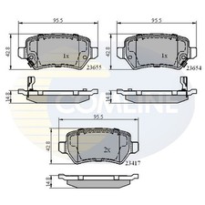 Brake Pads Set For Vauxhall