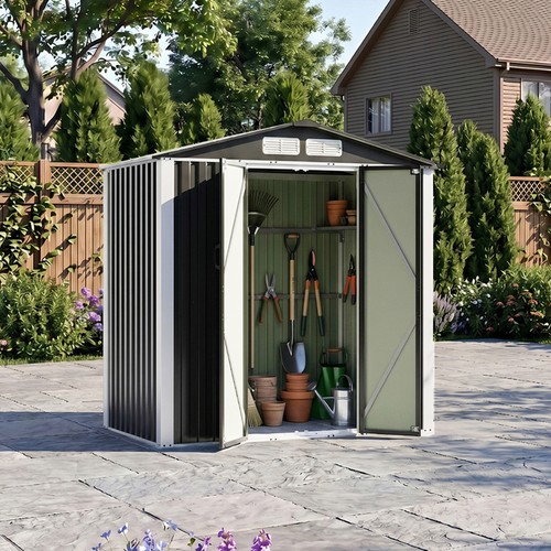 Metal garden shed 6x4 5x3 - metal,