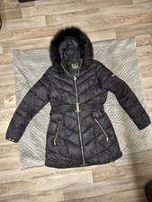 BARBOUR INTERNATIONAL Womens Highpoint Quilt Size 16 Excellent Condition Black
