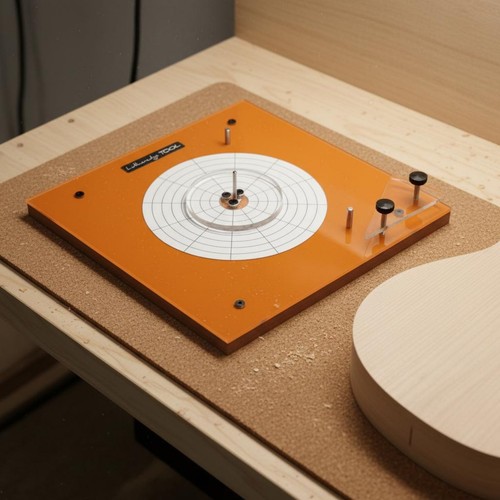 Sound hole rosette tool router - rosette,