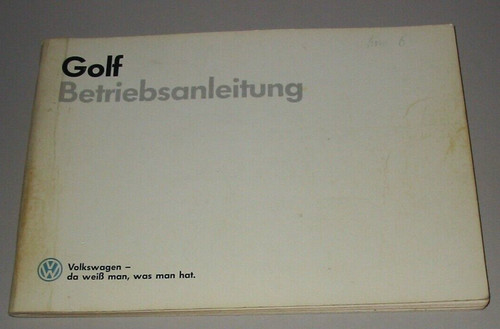 Operating instructions golf - instructions,