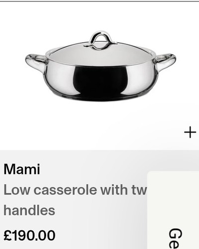 Alessi large casserole pot - alessi,