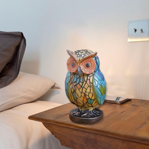 Resin owl shaped night light - owl,