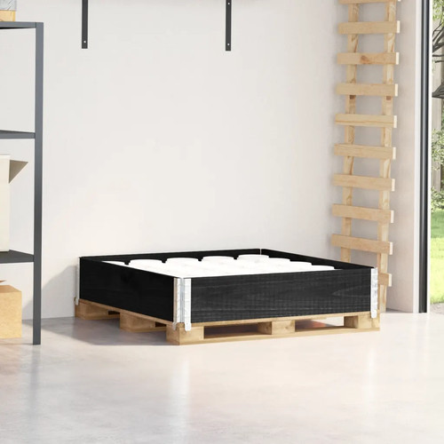 Walplus black wooden - walplus,