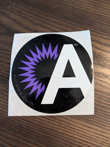Auralex acoustics logo sticker - auralex,