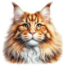 Maine Coon Vinyl Sticker