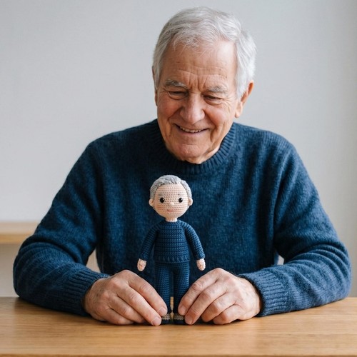 Custom crochet doll handmade - doll,