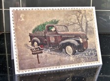 Christmas, Xmas Card Chevy Hot