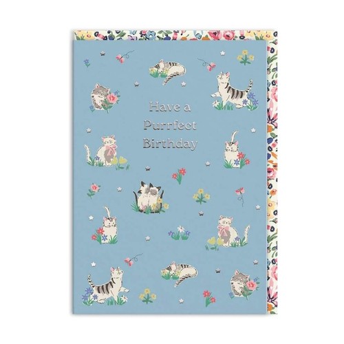 Retro birthday card cath - birthday,