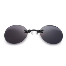1pc Clip On Nose Glasses Round