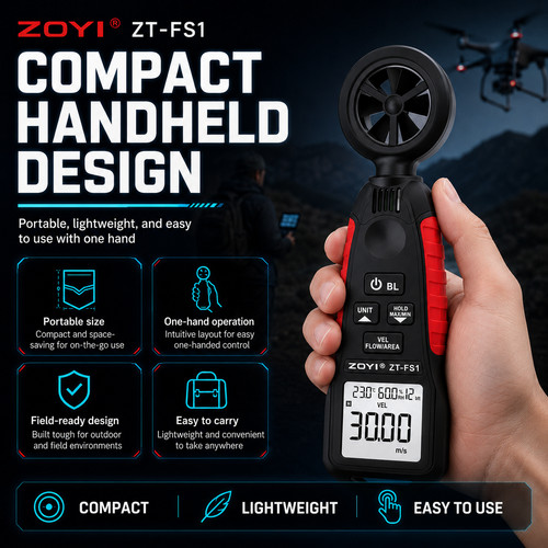 Zoyi fs1 anemometer - zt-fs1,