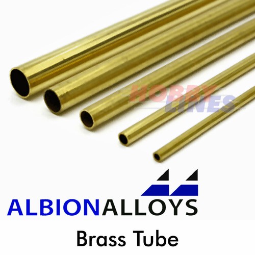 Round brass tube albion - round,